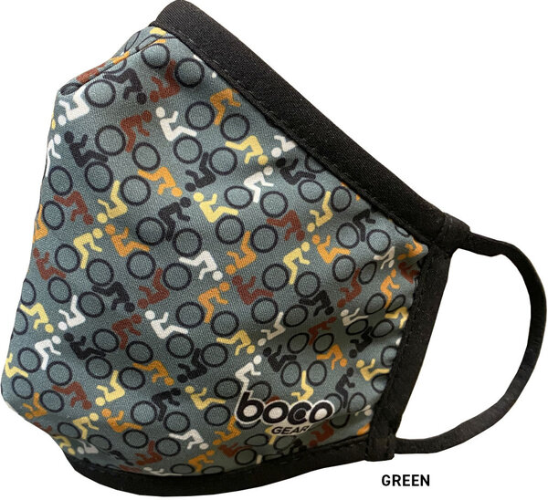 Boco Gear Bicycle Themed Face Mask 