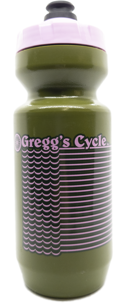Gregg's Cycle 22oz Moss/Pink Waves Purist Bottle