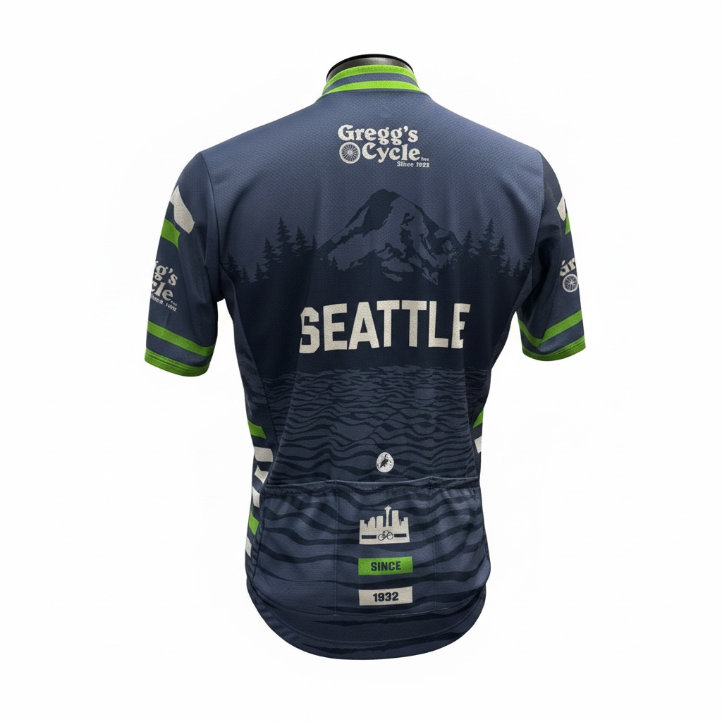 Gregg's Cycle Men's Seattle Cycling Jersey By Castelli - Gregg's