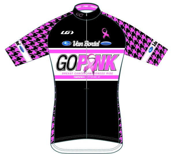 Towpath Bike GO PINK JERSEY 2015