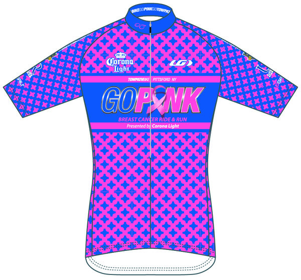 Towpath Bike GO PINK JERSEY 2016