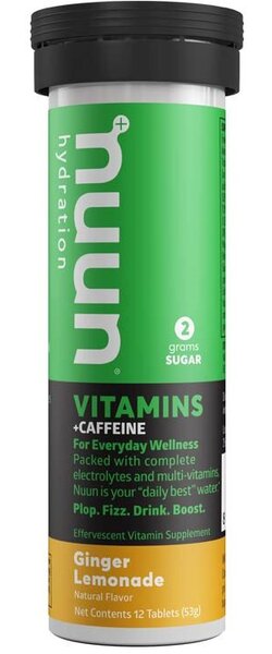 nuun Nuun, Vitamins, Drink Mix, Ginger/Lemonade, 12 servings single
