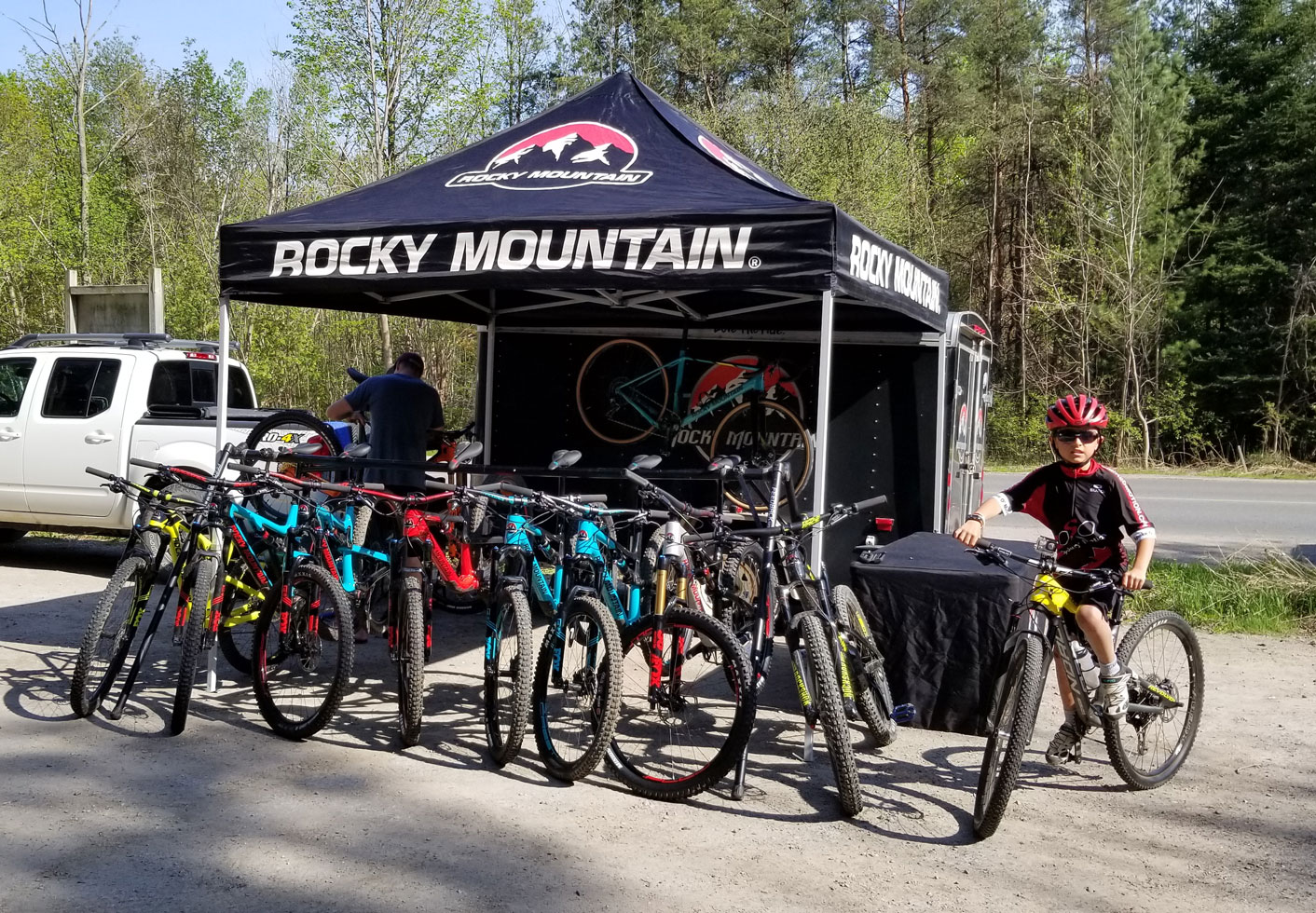 The Rocky Mountain demo drew people from all over to test ride some of the most entertaining platforms available to cyclists today.