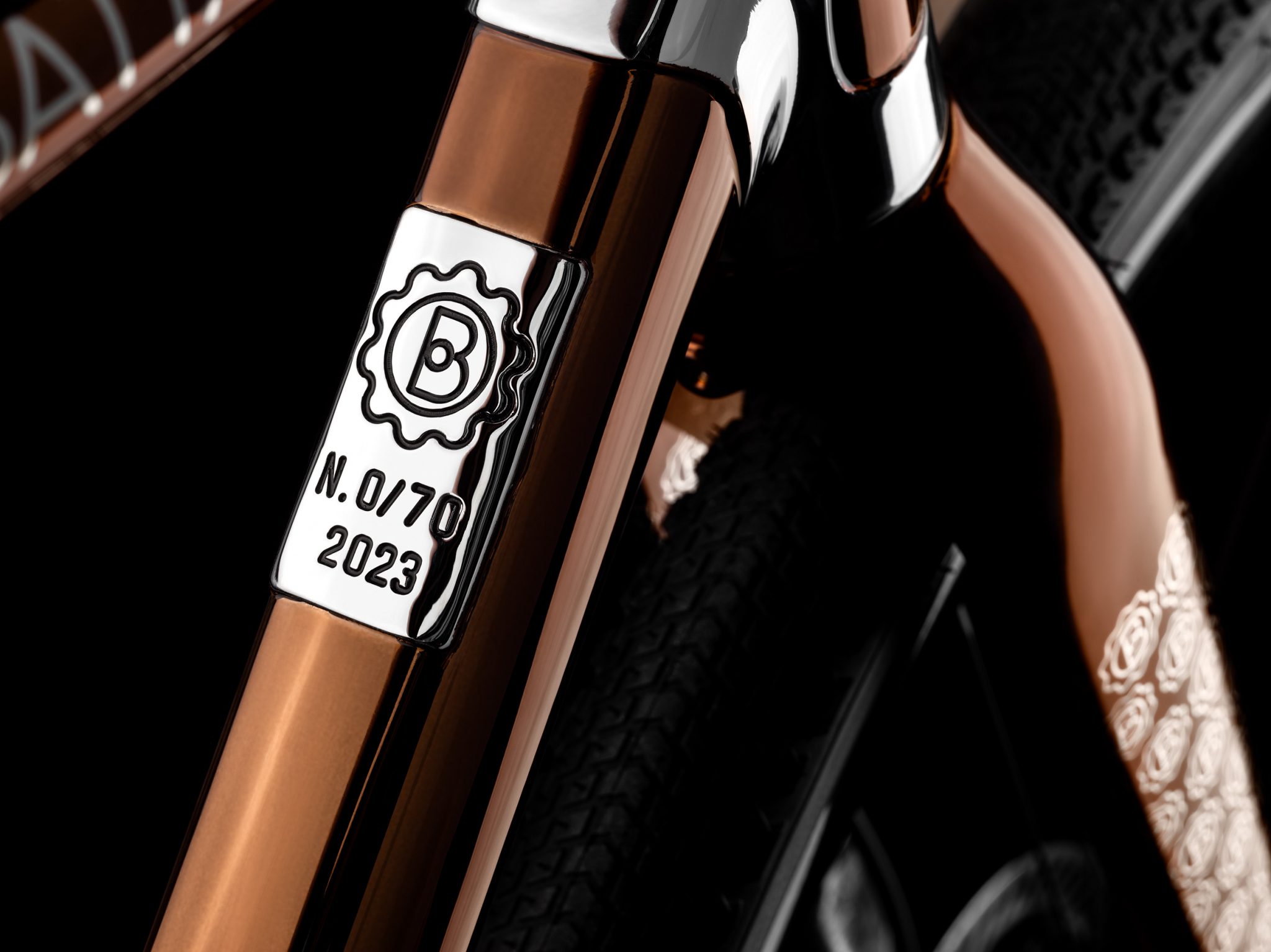 The Battaglin Portofino G is limited to 70 frames/bicycles per year