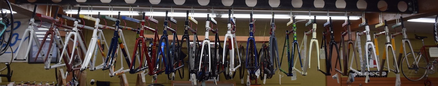 Lakeside Bicycles inventory of Pegoretti frames as of November 2021