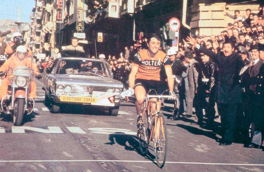 1970 Milan-San Remo race by Michele Dancelli
