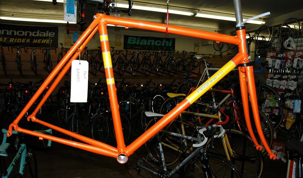 Dario Pegoretti's lugged steel Luigino bicycle frame Lakeside