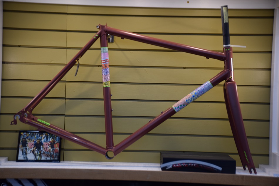 54cm Pegoretti Day is Done in the Ciavete color scheme. In stock at Lakeside Bicycles.