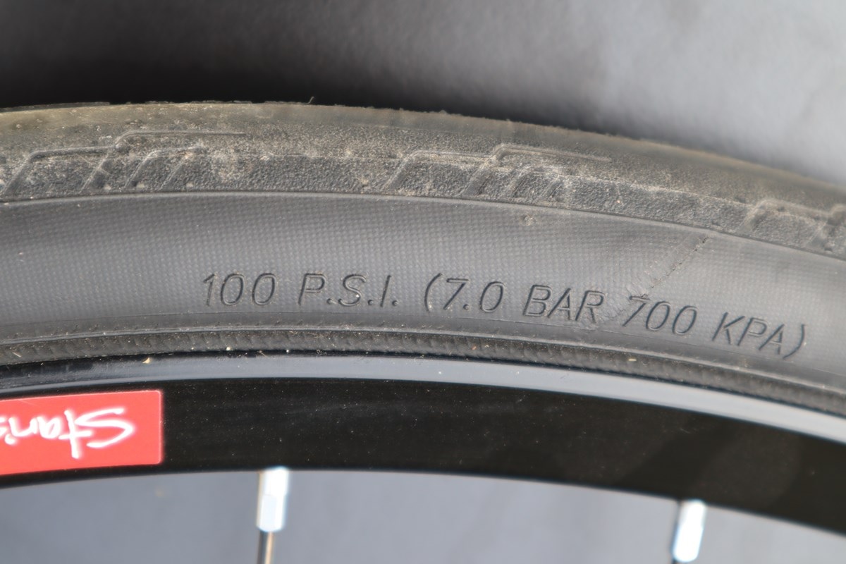 Maximum tire pressure is indicated on your tire's side wall