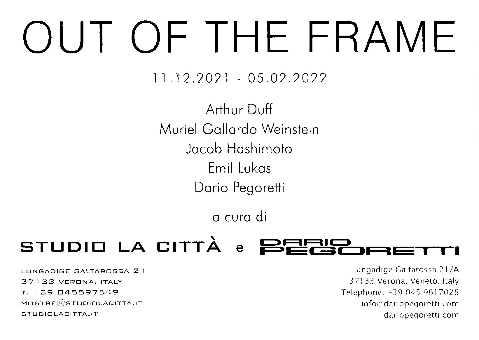 Out of The Frame, A celebration of the lif of Dario Pegoretti
