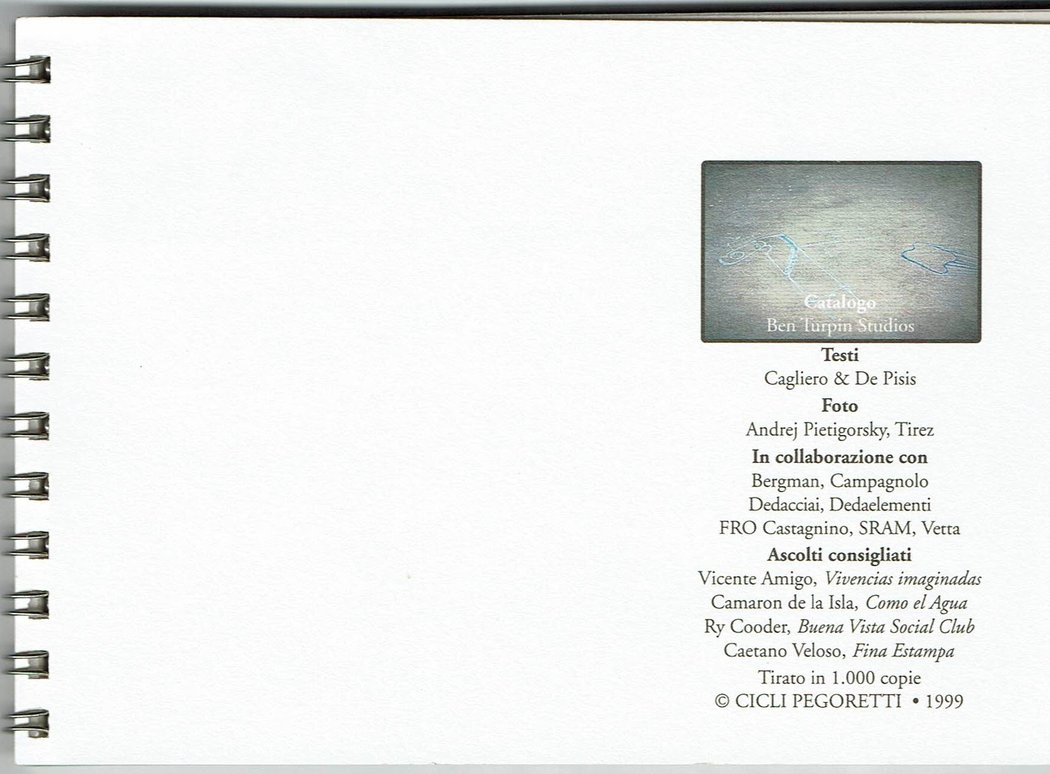 Page 28 of the Pegoretti 1999 catalog