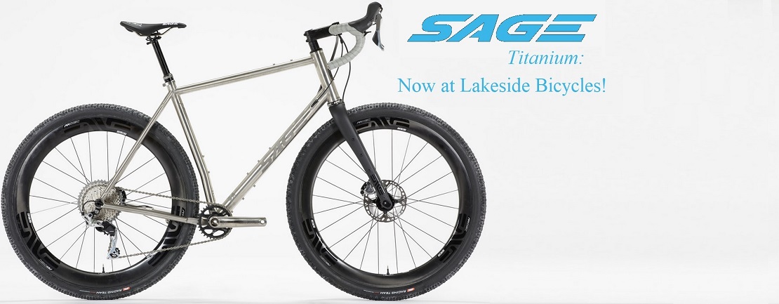 Sage Titanium Now at Lakeside Bicycles