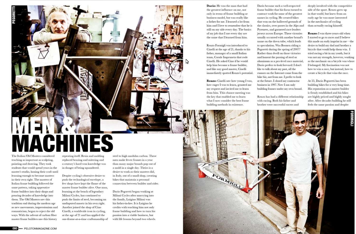 Men and Machines from Peloton Magazine.