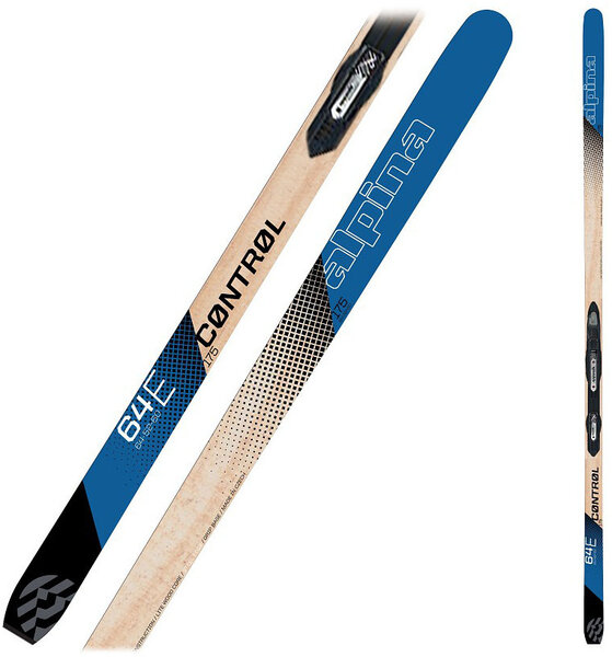 Alpina Control 64 E Waxless Cross Country Skis with NNN Touring