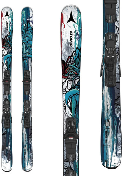 Atomic Bent 85 Skis + M10 GW Bindings 2024