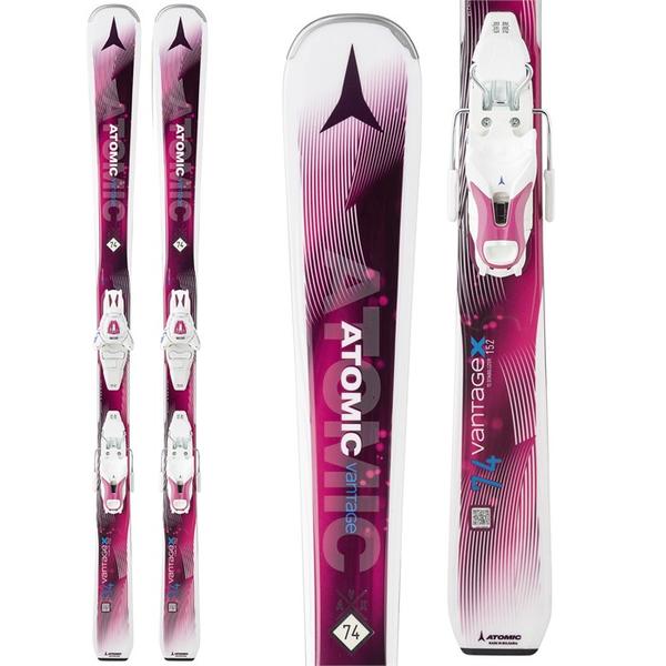 Atomic Vantage X 74 Women's Skis + E Lithium 10 Bindings