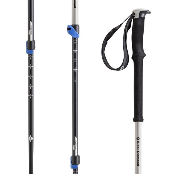Black Diamond Expedition 3 Adjustable Ski Poles, 57-125 cm (22.2-48.8 in)