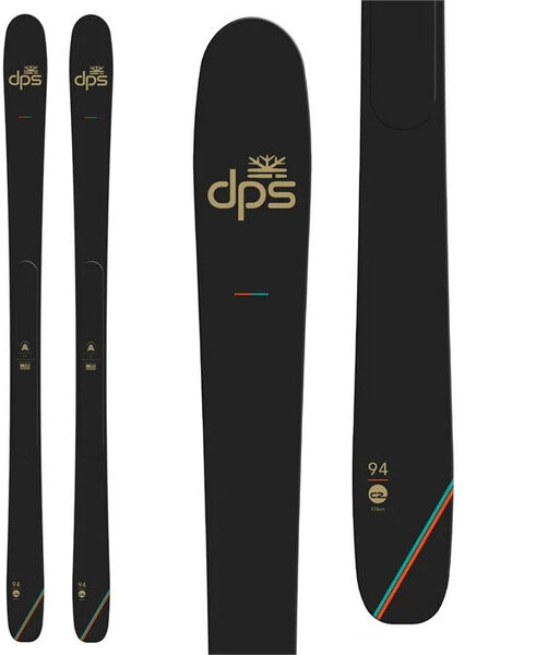 DPS Pagoda Piste 94 C2 Skis, Black 