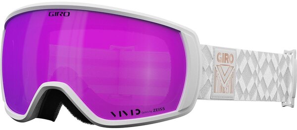 Giro Facet Goggles - White Limitless w/ Vivid Pink Lens 