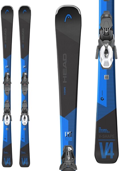 Head V-Shape V4 Skis with PR 10 GW Bindings 