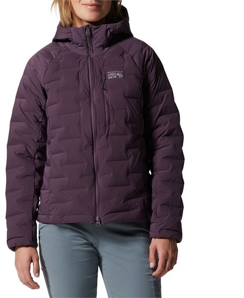Mountain Hardwear Stretch Down Hooded Jacket Color: Dusty Purple