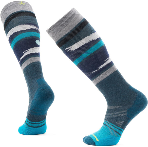 Smartwool Ski Full Cushion Midnight Ski Over The Calf Socks - Twilight BLue