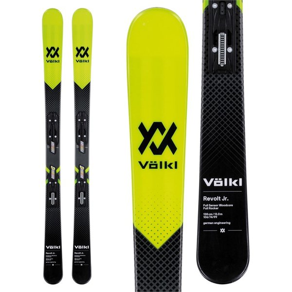 Volkl Revolt Jr Skis with 4.5 V-motion Jr