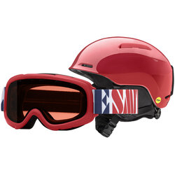 Smith Optics Glide Jr. MIPS Helmet / Gambler Goggles Combo