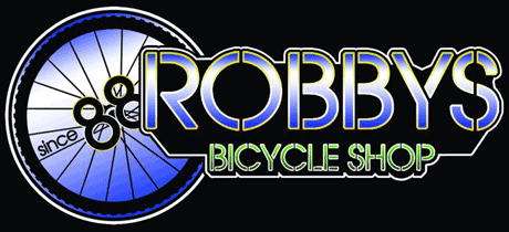 Robby's Bicycle Shop logo link to homepage