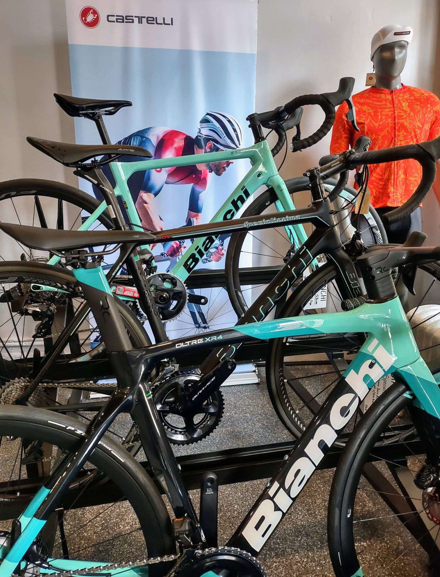 Bianchi road bikes