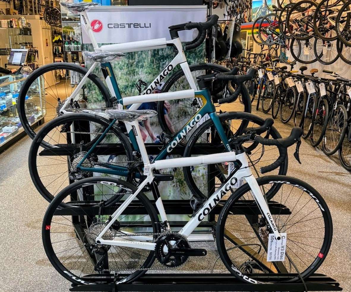 Colnago bikes | Echelon Cycles' showroom