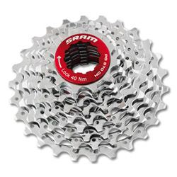Cassettes from Shimano and Sram