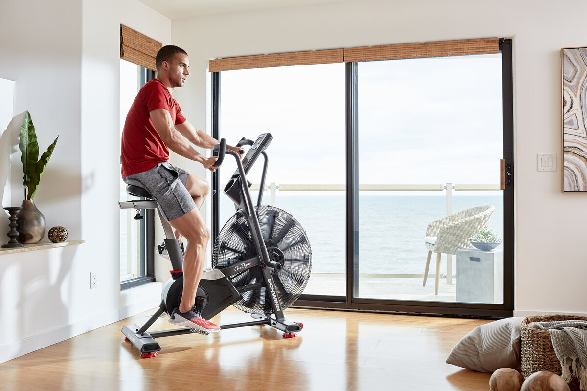 Assault Bike Cardio Workout Hiit For Stationary Bike Assault