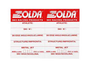 Solda Wax ID Stickers