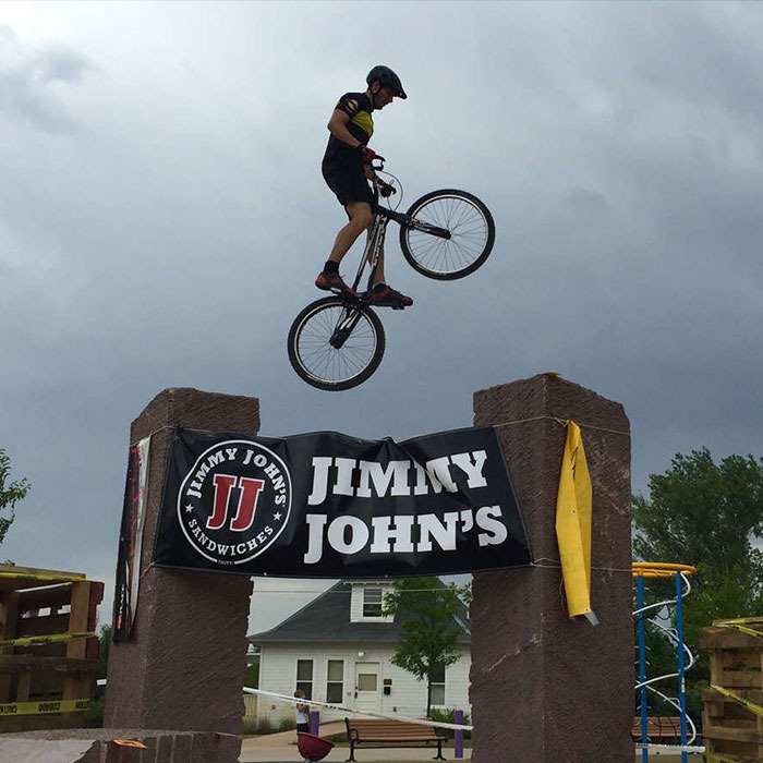 Ross Winsor, Webcyclery pro trials rider and 5x US National Champion