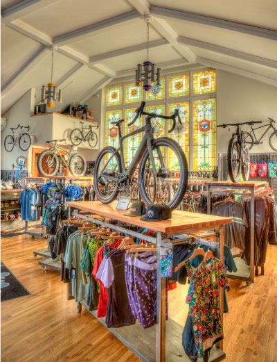 We sell gravel bikes and cycling gear
