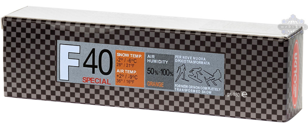 Solda F40 Special Ski Wax - WebCyclery & WebSkis | Bend, OR Bike