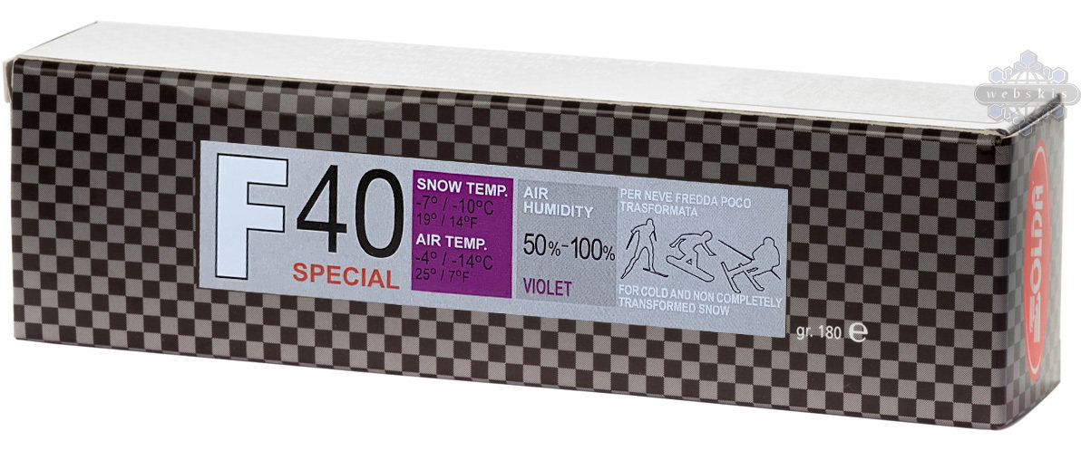 Solda F40 Special Ski Wax - WebCyclery & WebSkis | Bend, OR Bike