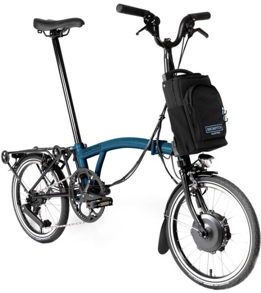 Brompton Brompton C Line Electric 12 Speed Ocean Blue - Pasadena