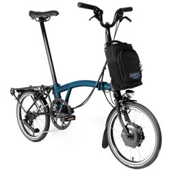 Brompton Brompton C Line Electric 12 Speed Ocean Blue