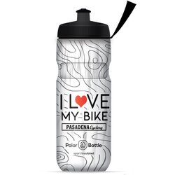 Polar Bottles 20oz Sport Insulated I Love My Bike Water bottle