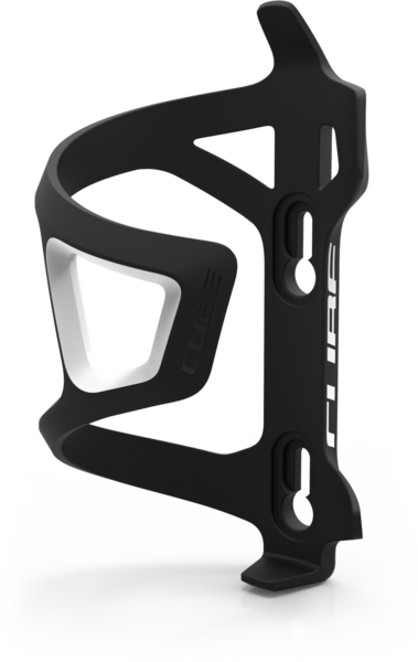 CUBE Bikes Bottle Cage HPP Color: Black'n'White - Right-Hand