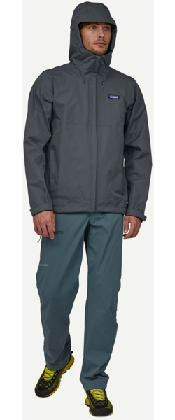 Patagonia Men's Torrentshell 3L Rain Jacket Color: Smolder Blue