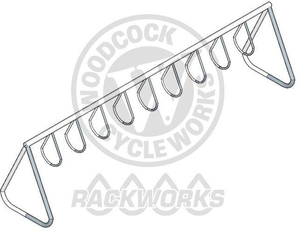 Rackworks 9 Ring Rack, 20 Bike Capacity