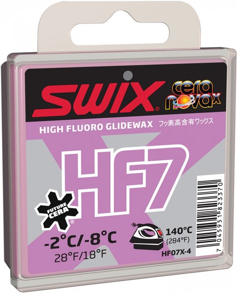 Swix HF7X Violet Fluorinated Glide Wax, 40 g