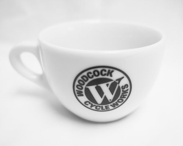 Ancap Yellow Derny Cafe/ Woodcock Cycle Cappuccino Cup