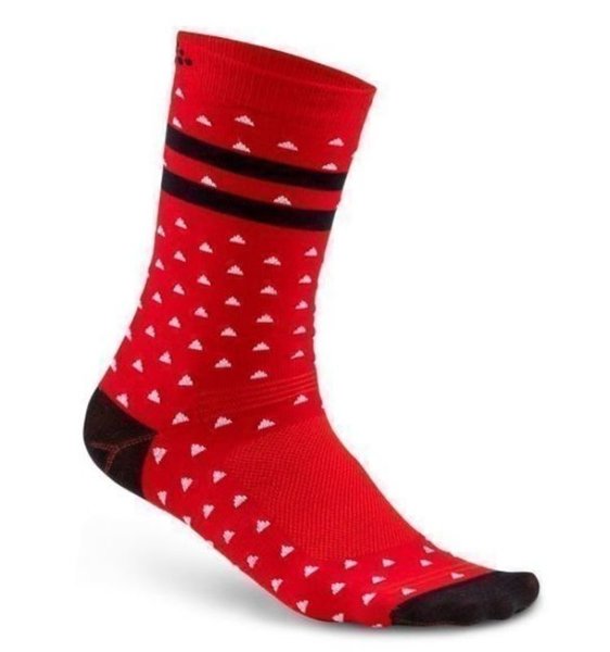 Craft Pattern Sock Color: Red/Black