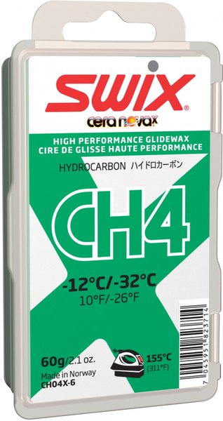Swix CH4X Green Hydrocarbon Wax, 60 g