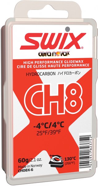 Swix CH8X Red Hydrocarbon Wax, 60 g