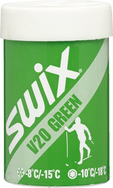 Swix V20 Green Kick Wax, 45 g